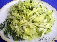 Салат "Овощной" с зеленым горошком