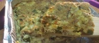 Рыбный пирог с яйцом и луком
