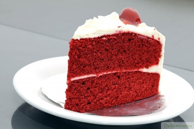 Торт «Красный бархат» (Red Velvet Cake). Фото: depositphotos