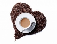 Kaffee mit Soyamilch