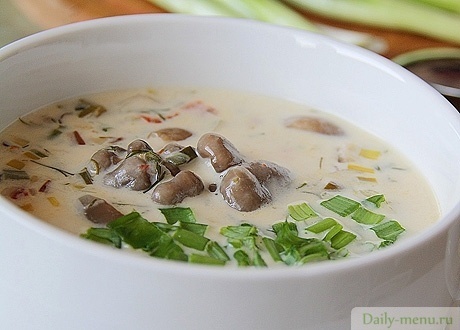Как приготовить грибной суп из вешенок