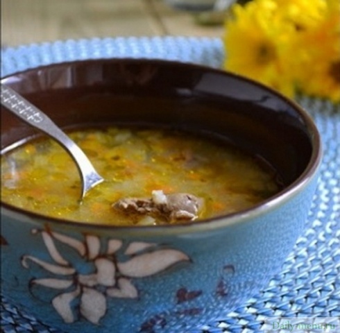Суп с куриной печенью рецепт с фото пошаговый