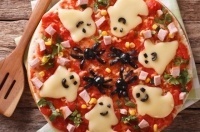 Рецепты на Хэллоуин, домашняя пицца