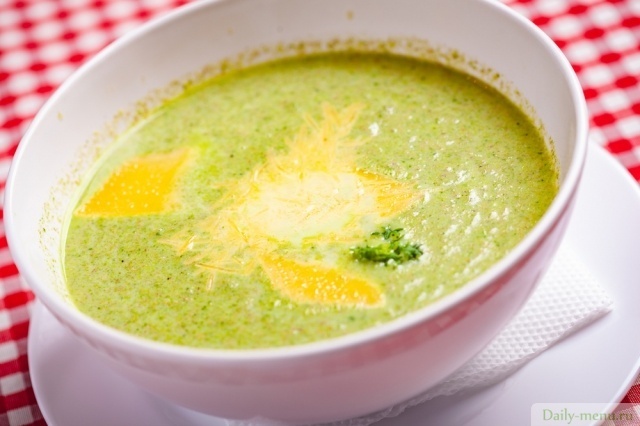 Зелёный крем-суп