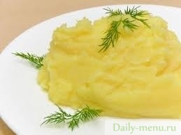сколько калорий в картофельное пюре на воде