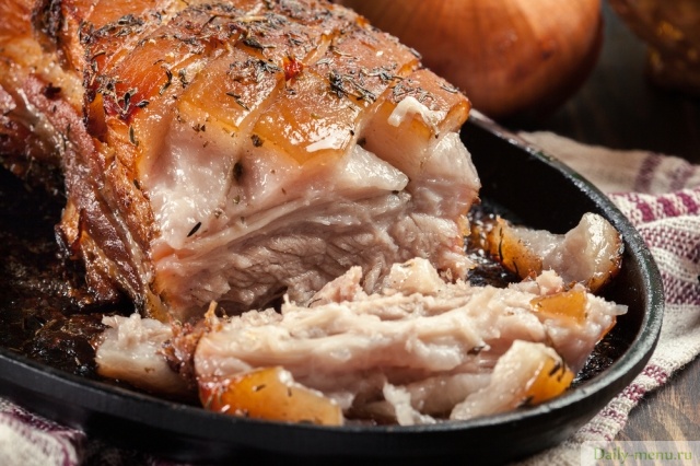 Свиная грудинка: блюда и рецепты