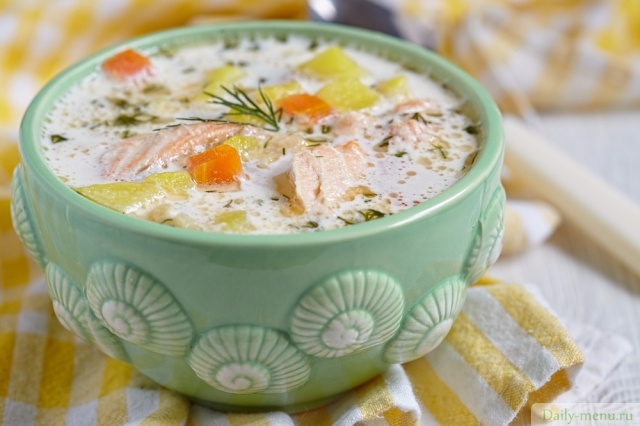 Рыбный суп со сливками