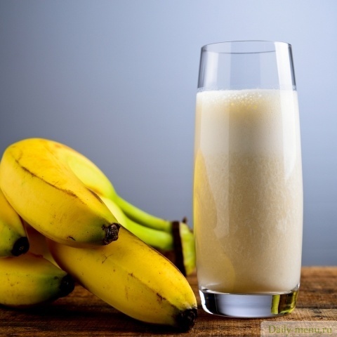 Бананово-ванильный белковый коктейль