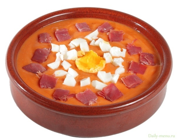 Сальморехо - холодный испанский суп. Фото: Shutterstosk