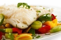 Рыба с овощами (пангасиус)