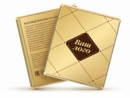 Идея корпоративного подарка клиентам и партнерам — брендированный шоколад
